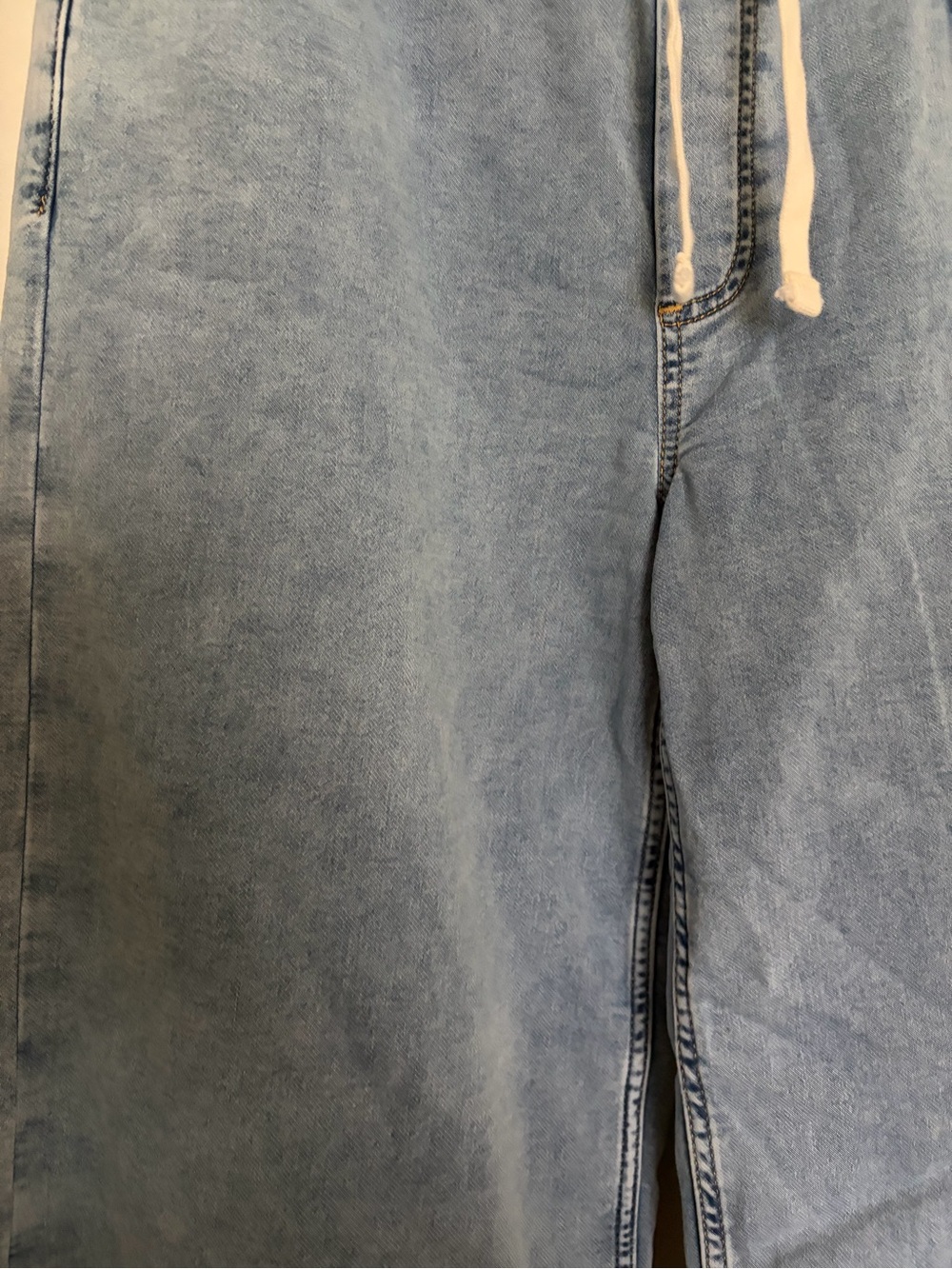 GAP Mid Rise Knit Easy Baggy Jeans large tall - Picture 8 of 10